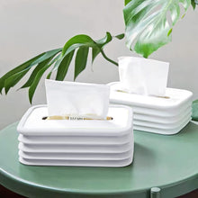 Simple Silicone Tissue Holder – Cube/Cylinder Tissue Box for Bathroom, Office, Car & Bedroom