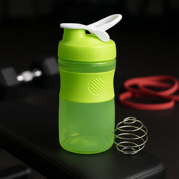 Shaker Bottle for Protein Mixes Pre Workout Shaker Bottles with A Small Stainless Blender Ball and Grip, BPA Free