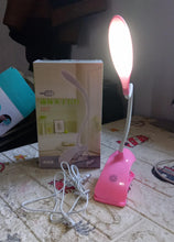 Desk Lamp Adjustable Gooseneck USB Rechargeable 3 modes of Lighting, Reading Lamp for Dorm White, Study Desk lamp Suitable for Girls College Bedroom Reading